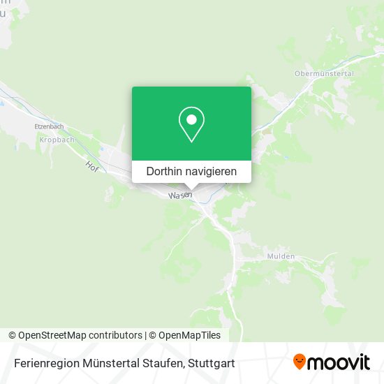 Ferienregion Münstertal Staufen Karte
