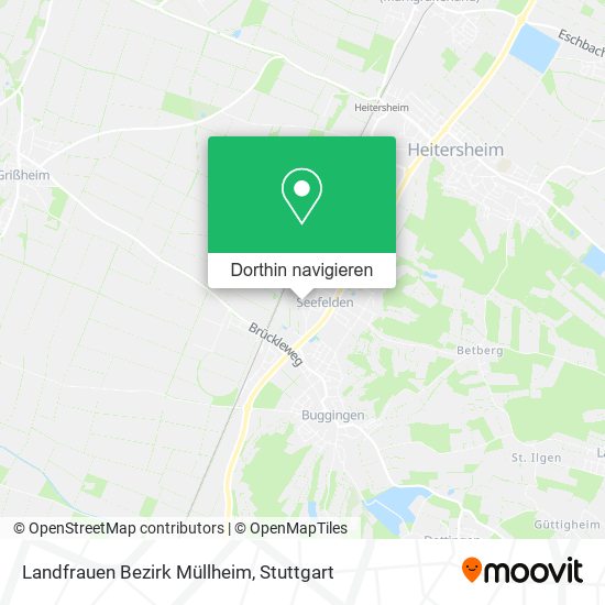 Landfrauen Bezirk Müllheim Karte