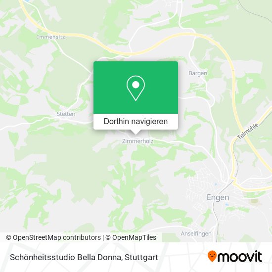 Schönheitsstudio Bella Donna Karte