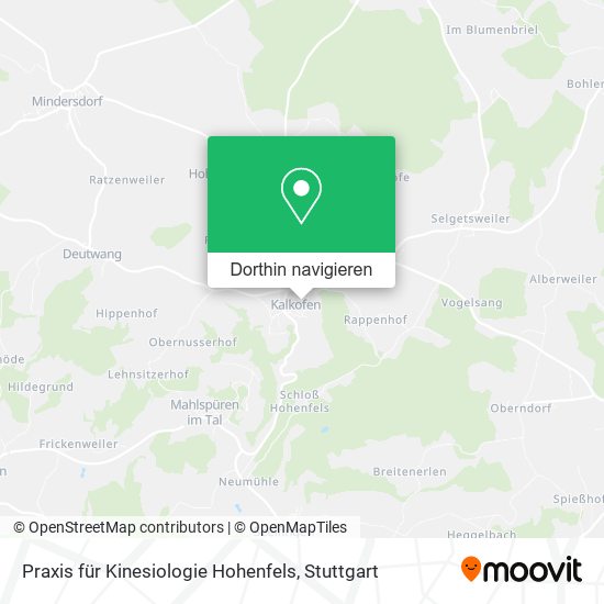 Praxis für Kinesiologie Hohenfels Karte