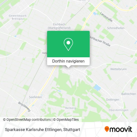 Sparkasse Karlsruhe Ettlingen Karte