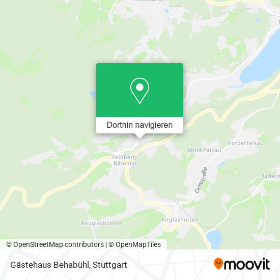 Gästehaus Behabühl Karte