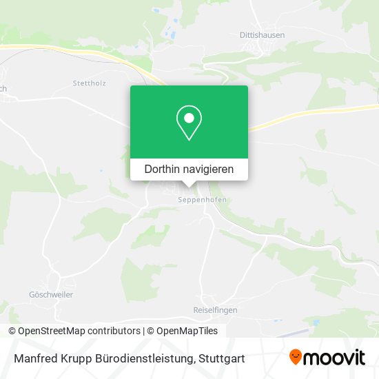 Manfred Krupp Bürodienstleistung Karte