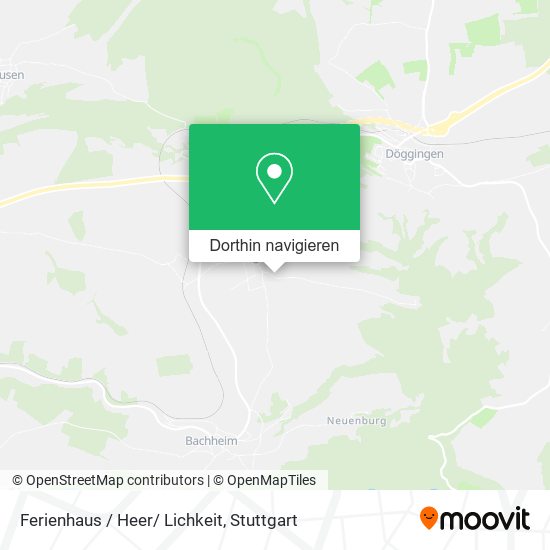 Ferienhaus / Heer/ Lichkeit Karte