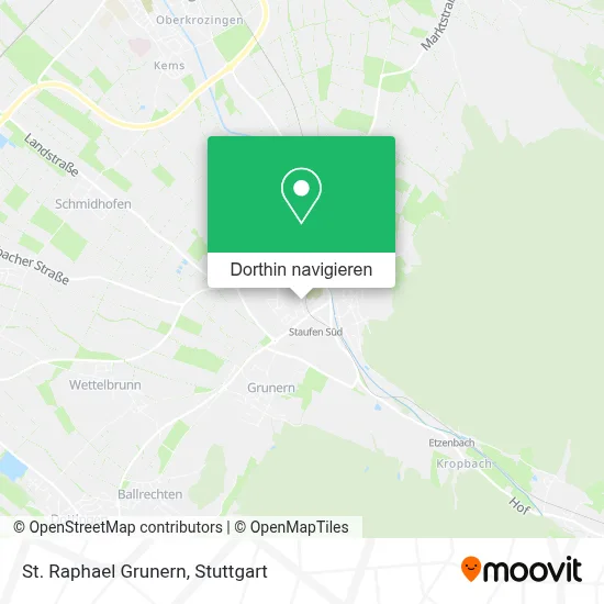 St. Raphael Grunern Karte