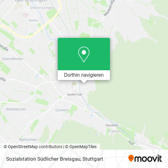 Sozialstation Südlicher Breisgau Karte