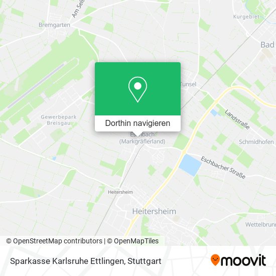 Sparkasse Karlsruhe Ettlingen Karte