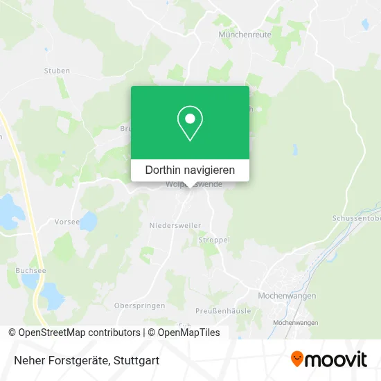 Neher Forstgeräte Karte