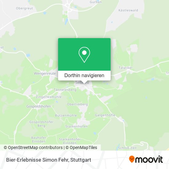 Bier-Erlebnisse Simon Fehr Karte