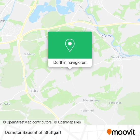 Demeter Bauernhof Karte