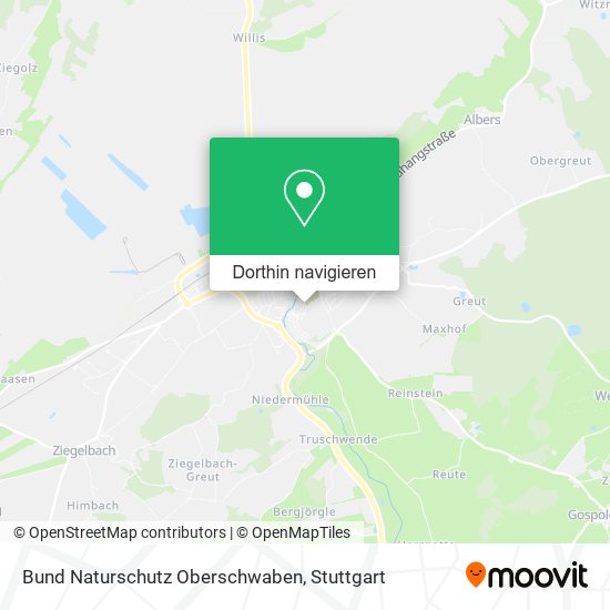 Bund Naturschutz Oberschwaben Karte