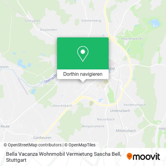 Bella Vacanza Wohnmobil Vermietung Sascha Bell Karte