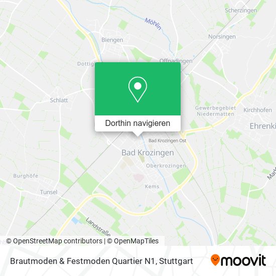 Brautmoden & Festmoden Quartier N1 Karte