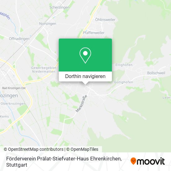 Förderverein Prälat-Stiefvater-Haus Ehrenkirchen Karte