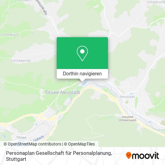 Personaplan Gesellschaft für Personalplanung Karte