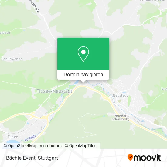 Bächle Event Karte