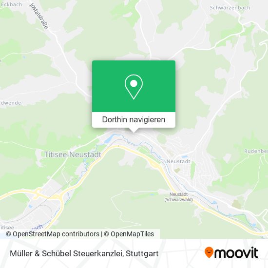 Müller & Schübel Steuerkanzlei Karte
