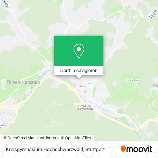 Kreisgymnasium Hochschwarzwald Karte
