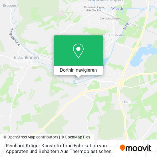 Reinhard Krüger Kunststoffbau Fabrikation von Apparaten und Behältern Aus Thermoplastischen Kunstst Karte