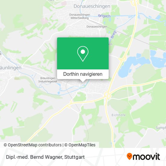Dipl.-med. Bernd Wagner Karte