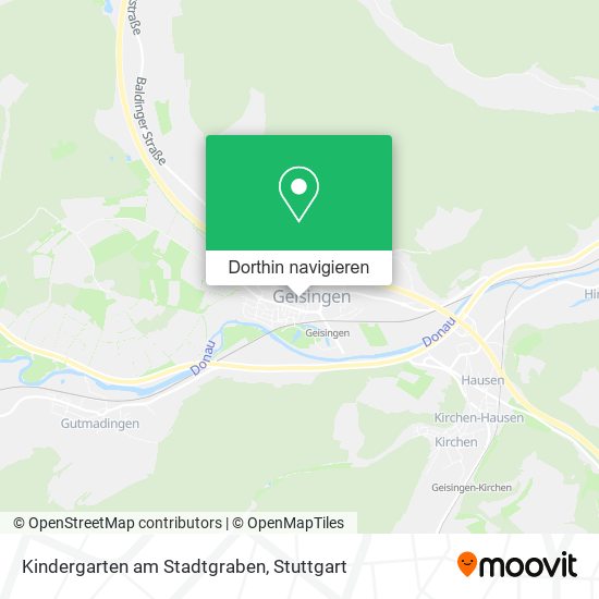 Kindergarten am Stadtgraben Karte