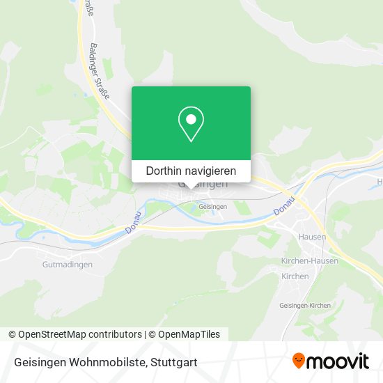 Geisingen Wohnmobilste Karte