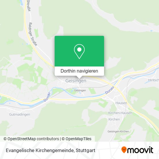 Evangelische Kirchengemeinde Karte