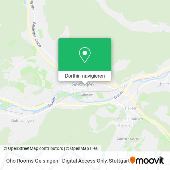 Oho Rooms Geisingen - Digital Access Only Karte