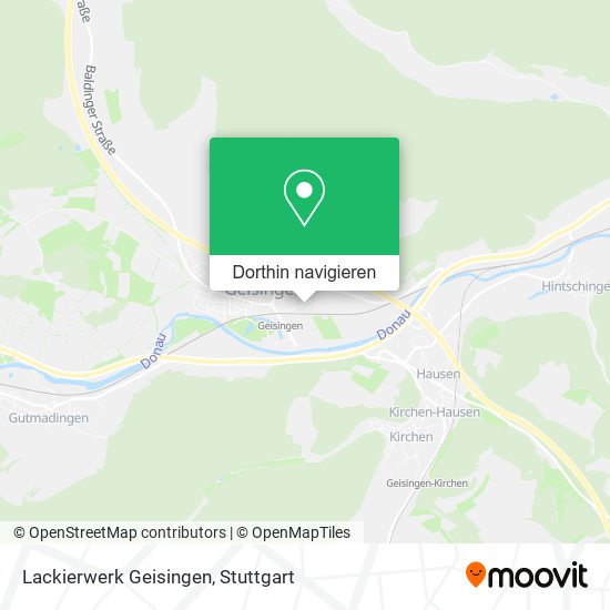 Lackierwerk Geisingen Karte