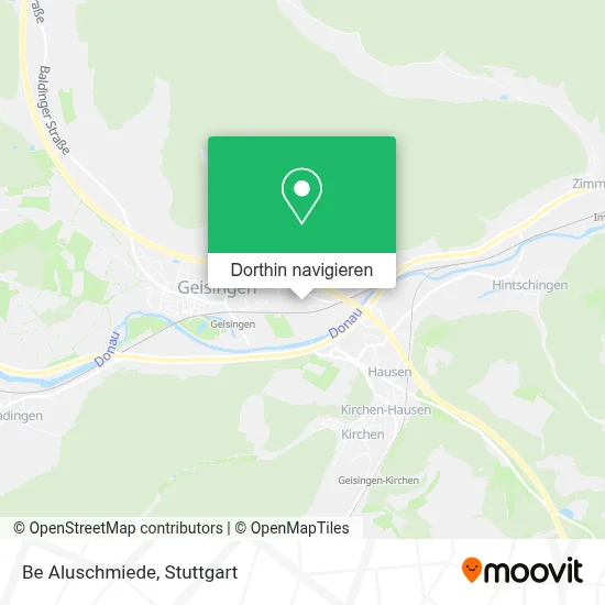 Be Aluschmiede Karte