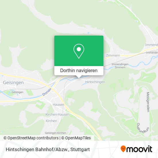 Hintschingen Bahnhof/Abzw. Karte