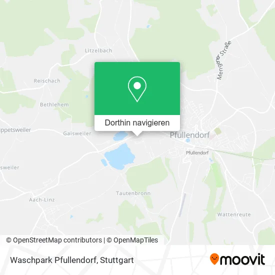 Waschpark Pfullendorf Karte