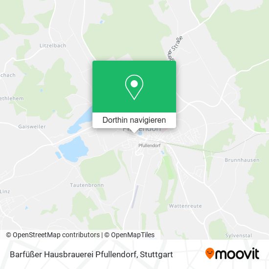Barfüßer Hausbrauerei Pfullendorf Karte