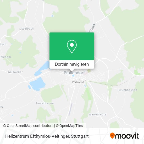 Heilzentrum Efthymiou-Veitinger Karte