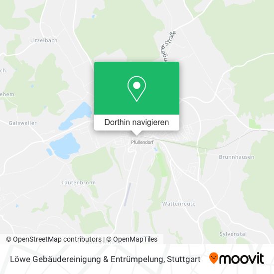 Löwe Gebäudereinigung & Entrümpelung Karte