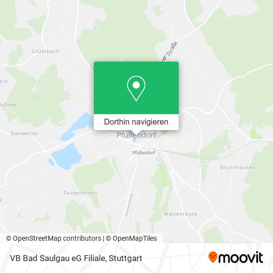 VB Bad Saulgau eG Filiale Karte