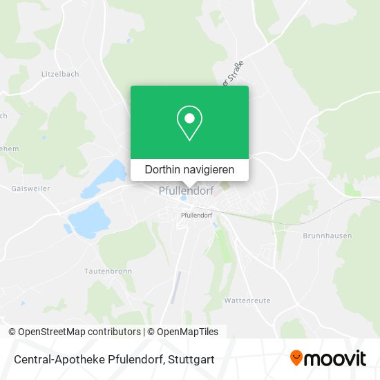 Central-Apotheke Pfulendorf Karte