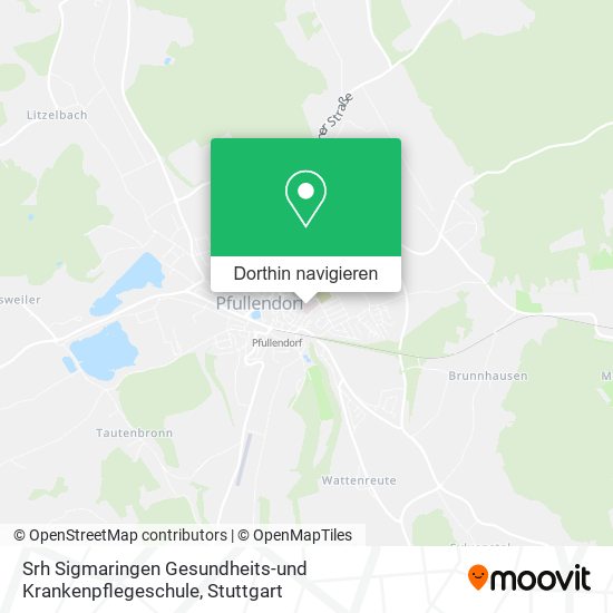 Srh Sigmaringen Gesundheits-und Krankenpflegeschule Karte