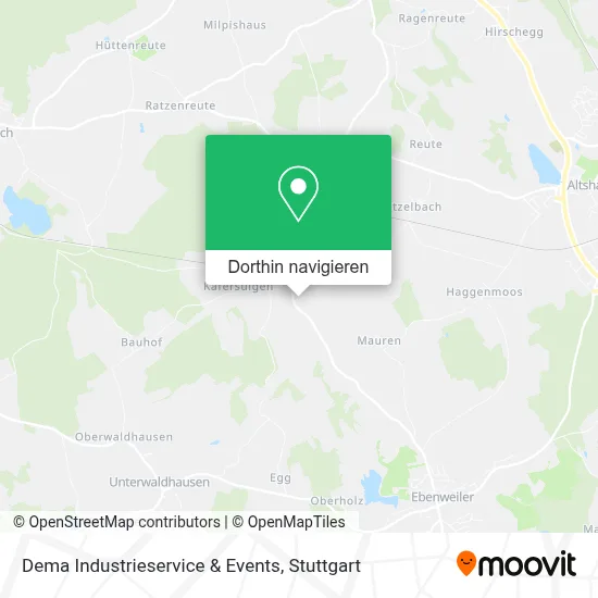 Dema Industrieservice & Events Karte