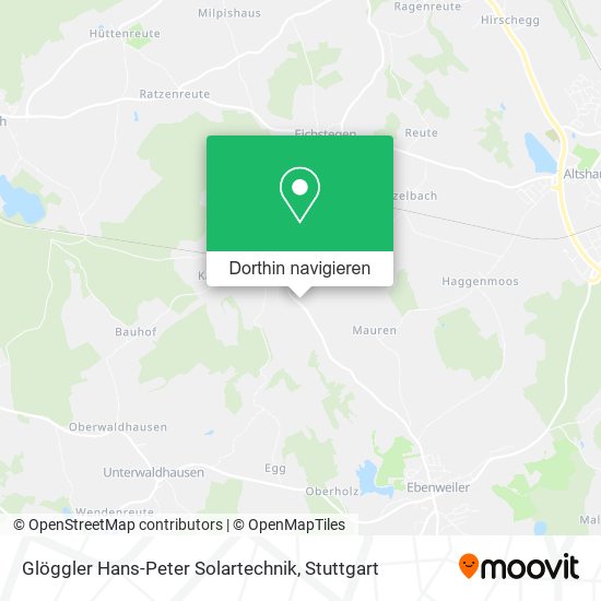 Glöggler Hans-Peter Solartechnik Karte