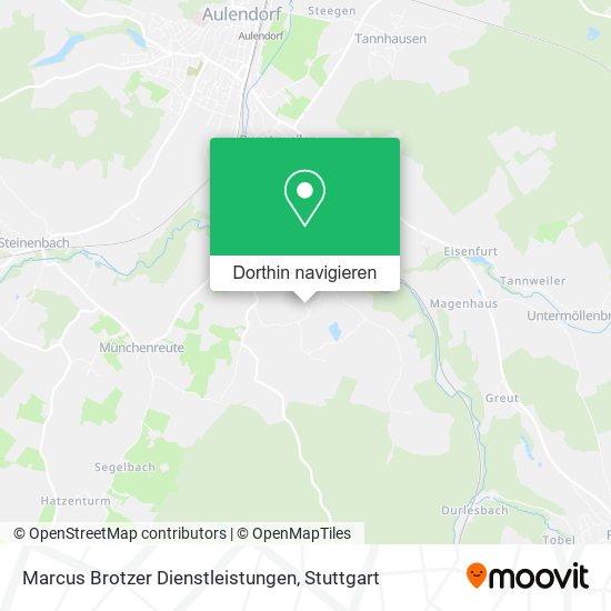 Marcus Brotzer Dienstleistungen Karte