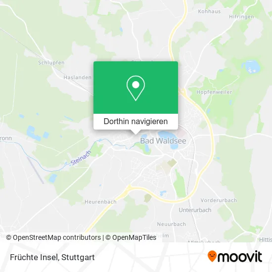 Früchte Insel Karte