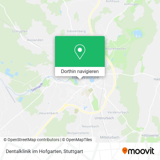 Dentalklinik im Hofgarten Karte