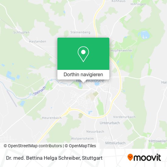 Dr. med. Bettina Helga Schreiber Karte