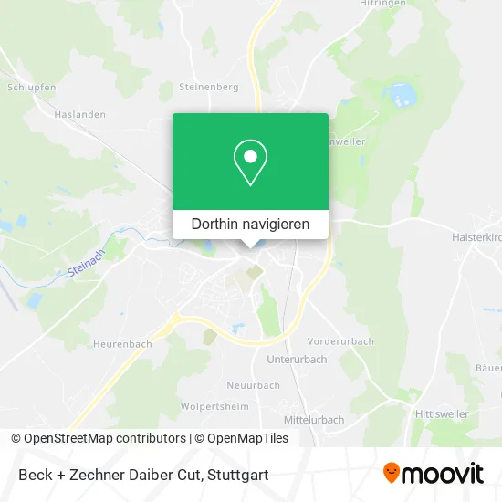 Beck + Zechner Daiber Cut Karte