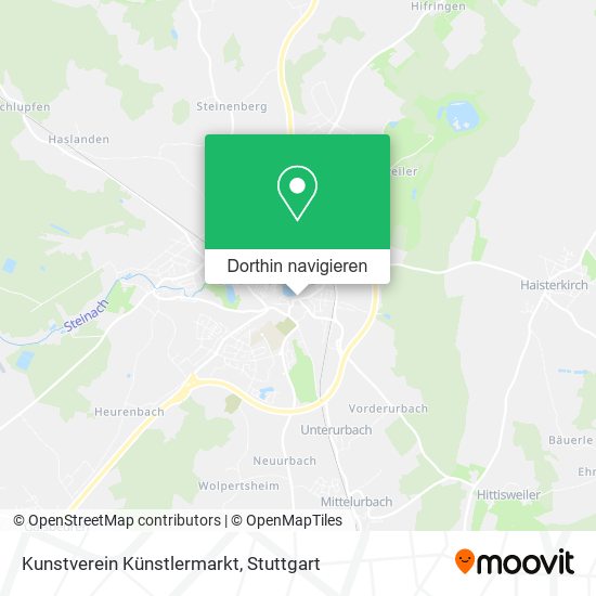 Kunstverein Künstlermarkt Karte