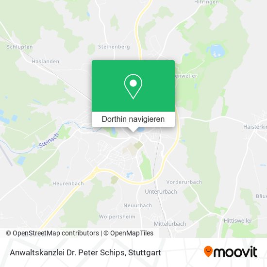 Anwaltskanzlei Dr. Peter Schips Karte