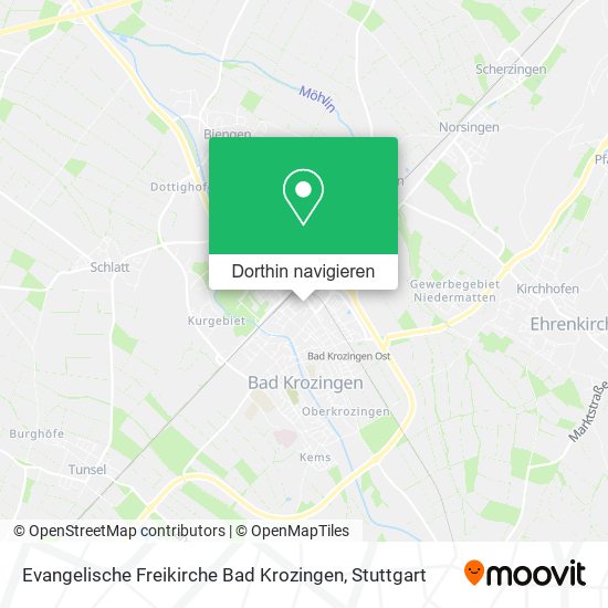 Evangelische Freikirche Bad Krozingen Karte