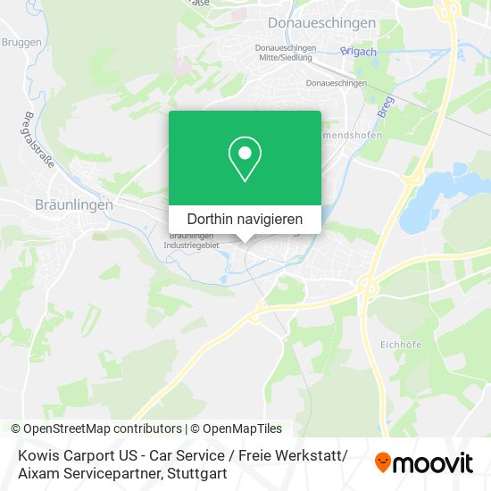 Kowis Carport US - Car Service / Freie Werkstatt/ Aixam Servicepartner Karte