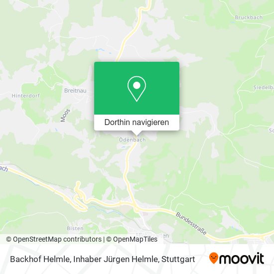 Backhof Helmle, Inhaber Jürgen Helmle Karte